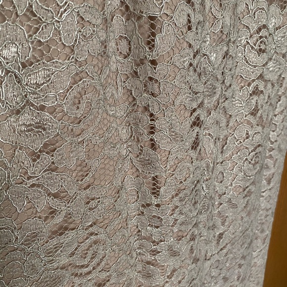 NWT Adrianna Papell Lace Long Sleeve Evening Gown - Picture 8 of 9